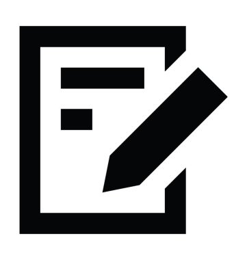  Yazma vektör simgesi