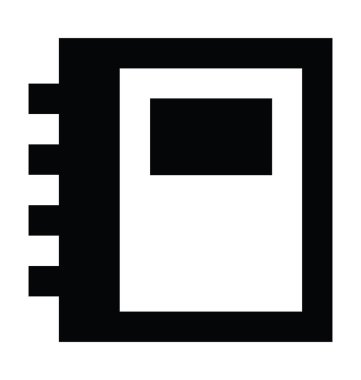  defter vektör simgesi