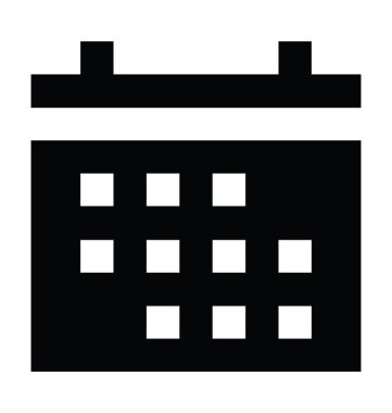  Takvim vektörü simgesi