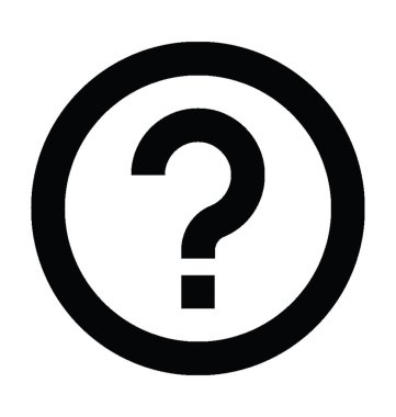  Soru formu vektör simgesi