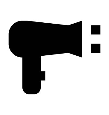  saç kurutma makinesi vektör simgesi