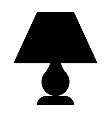  tablo lambası vektör simgesi