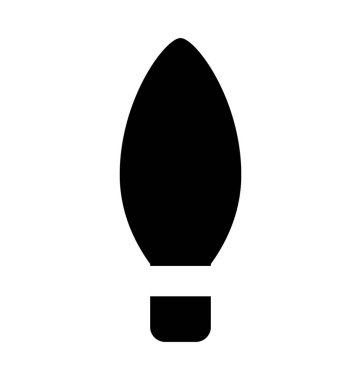  ampul vektör simgesi