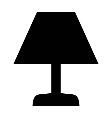  tablo lambası vektör simgesi