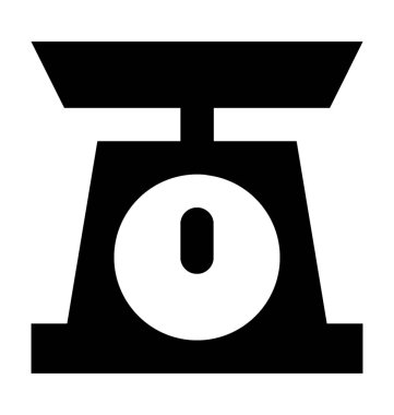  Mutfak boyutu vektör simgesi