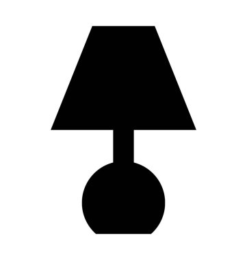  tablo lambası vektör simgesi