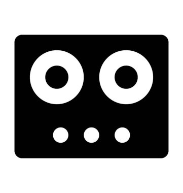  Teyp vektör simgesi