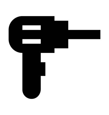  Matkap makinesi vektör simgesi