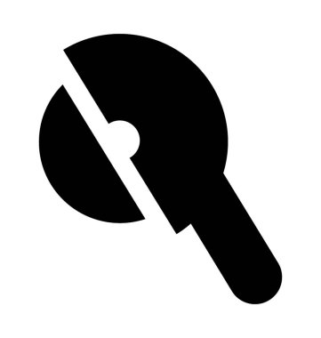  Tekerlek kesici vektör simgesi