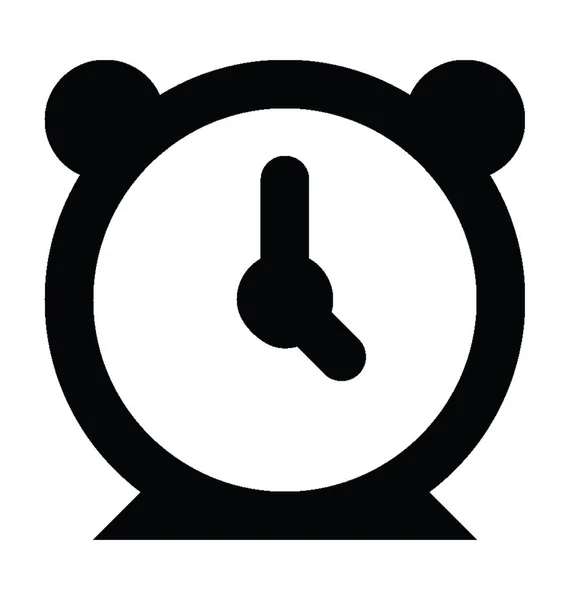 Alarm Clock Vector Icon — Stock Vector