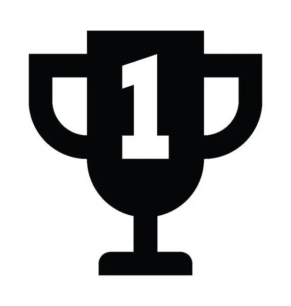 Trophy Vector Icon — Stock Vector