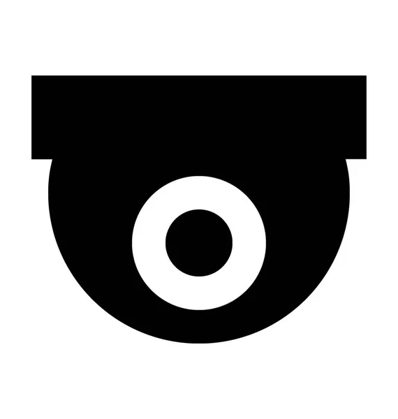 Icône vectorielle caméra de sécurité — Image vectorielle