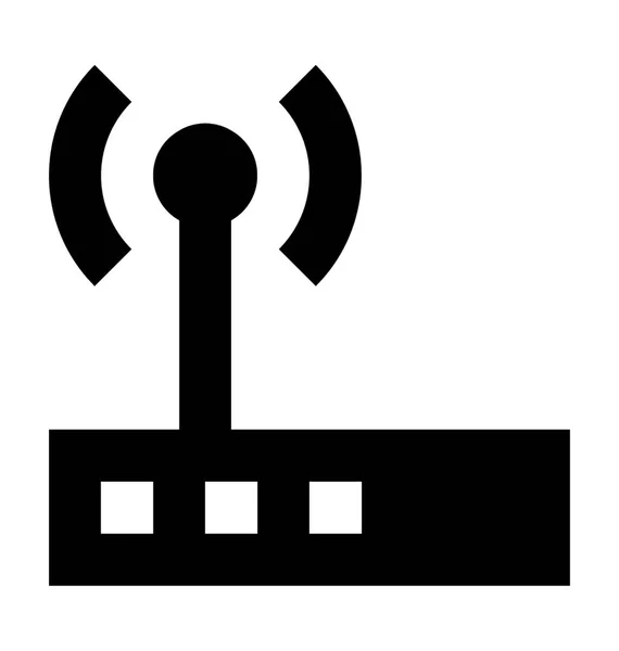 Wi-Fi маршрутизатор Векторна піктограма — стоковий вектор