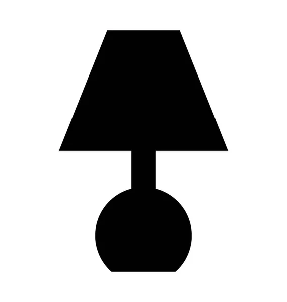 Tabela lâmpada vetor ícone —  Vetores de Stock