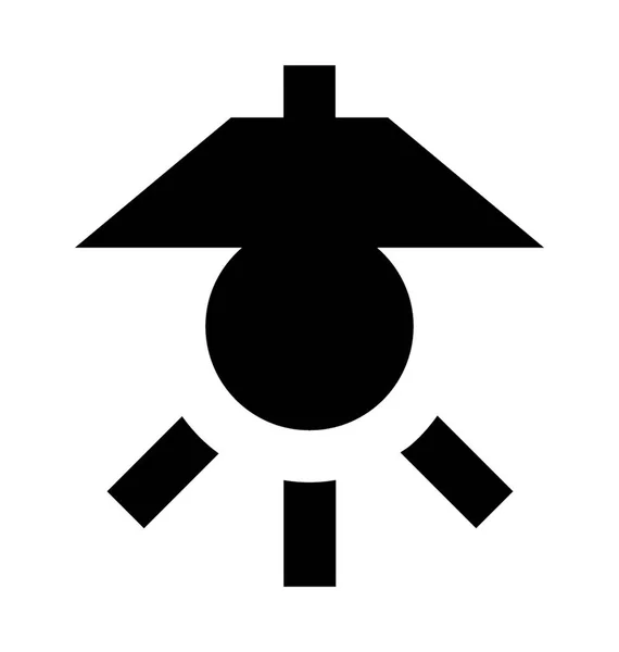 Glühbirnenvektorsymbol — Stockvektor