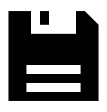  Disket vektör simgesi