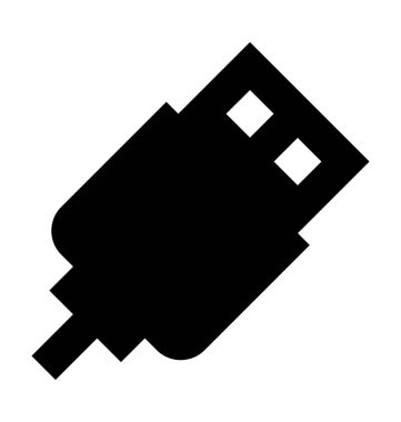 usb dolgu vektör simgesi