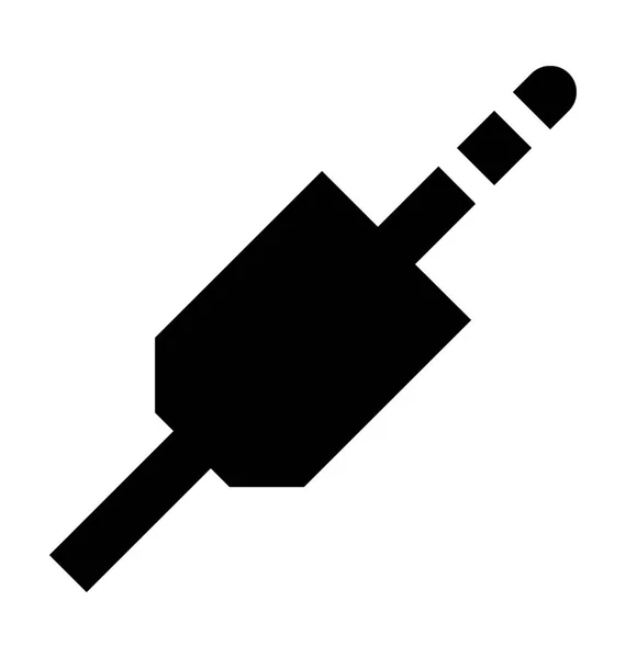 Icône vectorielle Jack Cable — Image vectorielle