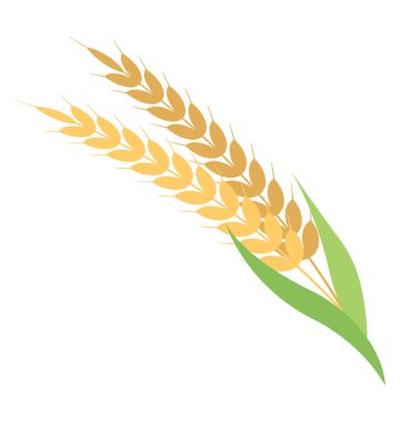  Arpa kulakları düz simgesi