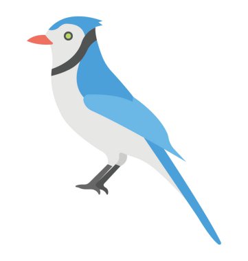  Doğu mavi kuş düz simgesi