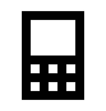  Hesap makinesi vektör simgesi