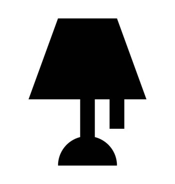  tablo lambası vektör simgesi