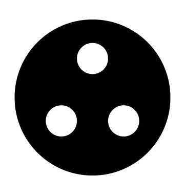  bowling topu vektör simgesi