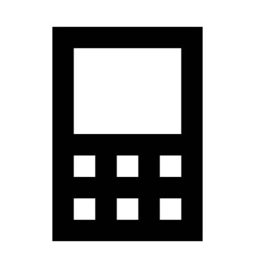  Telefon vektör simgesi