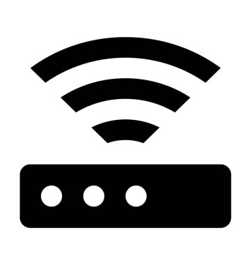  Wifi yönlendirici vektör simgesi