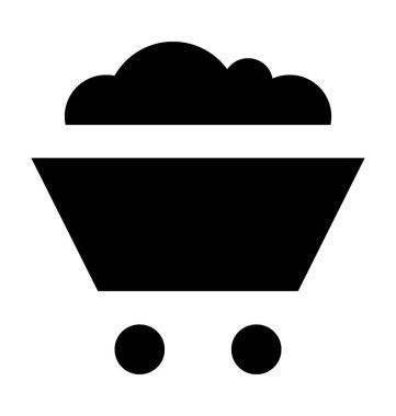  Mayın sepeti vektör simgesi