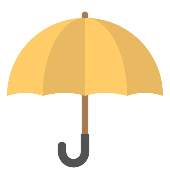Deštník plochá ikona — Stockový vektor