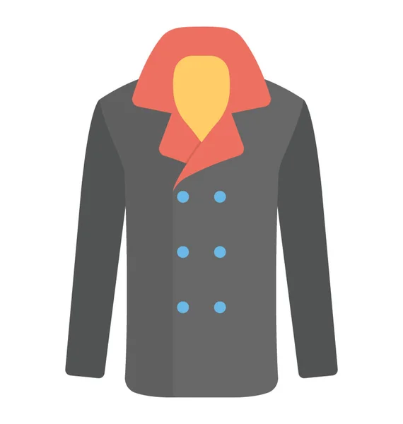 Значок пальто — стоковый вектор