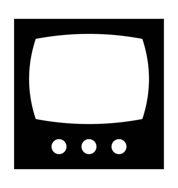 Tv vector pictogram — Stockvector