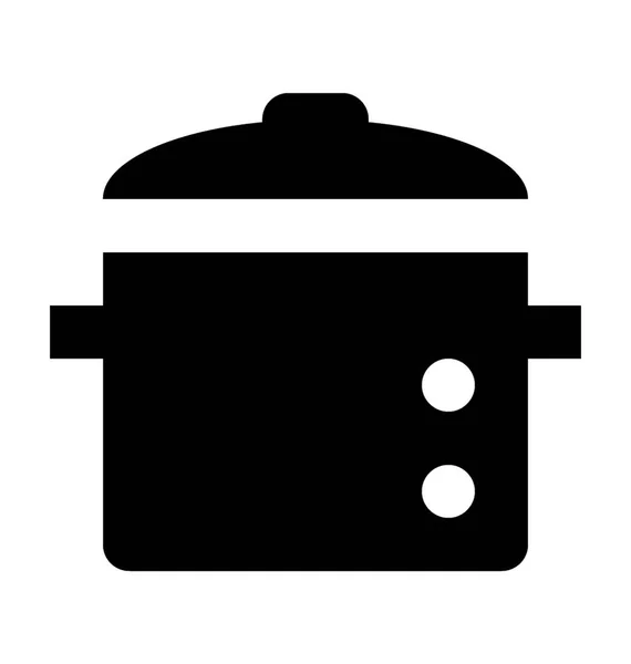 Кухонний горщик векторна іконка — стоковий вектор