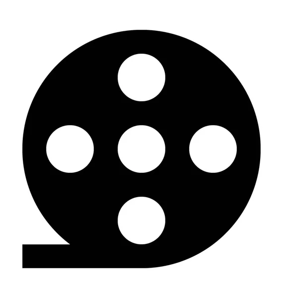 Векторная икона кинохроники — стоковый вектор