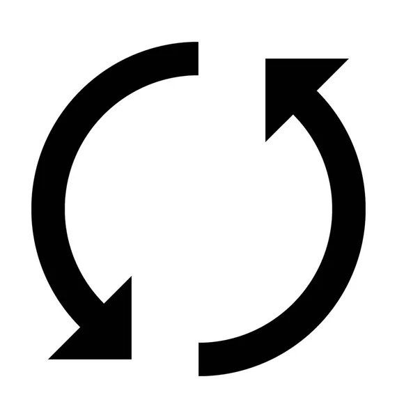 Pfeil-Vektor-Symbol aktualisieren — Stockvektor