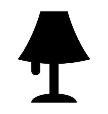  tablo lambası vektör simgesi