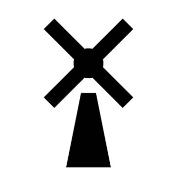  Yel değirmeni vektör simgesi