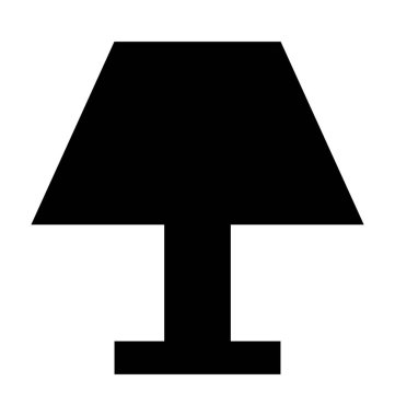  tablo lambası vektör simgesi