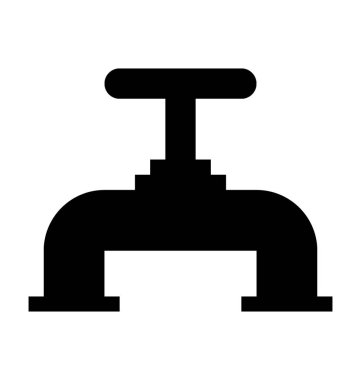  Boru vanası vektör simgesi