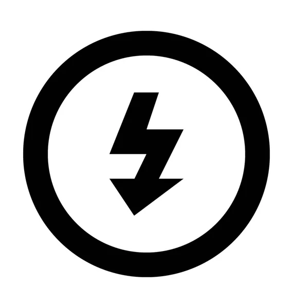 Thunderbolt Vector Icon — Stockvector