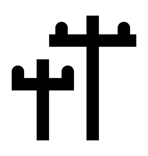 Электрическая векторная икона — стоковый вектор