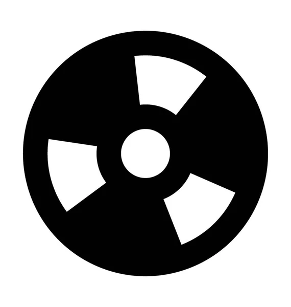 Ikona wektora promieniotwórczego — Wektor stockowy
