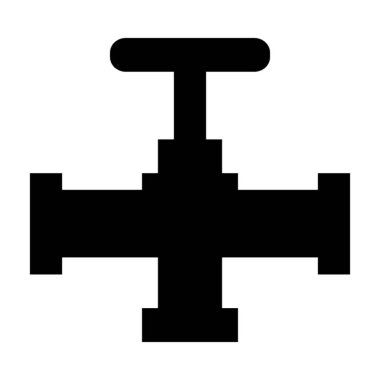  Boru vanası vektör simgesi