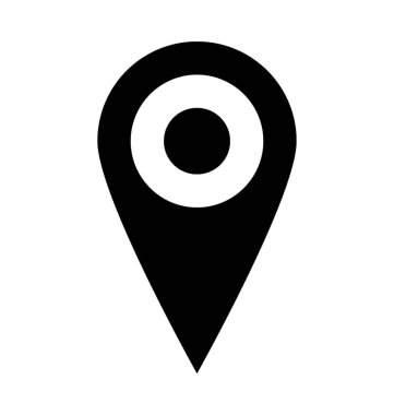  harita pin vektör simgesi