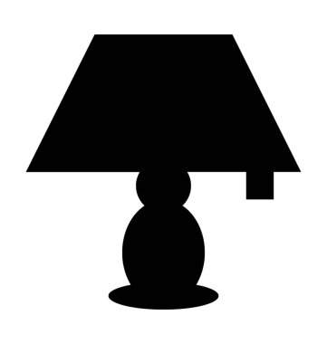  tablo lambası vektör simgesi