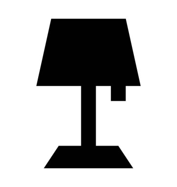  tablo lambası vektör simgesi