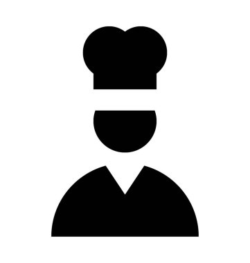  Şef vektör simgesi