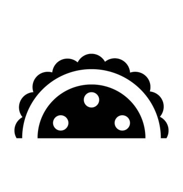  Taco vektör simgesi