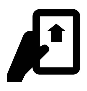  yukarı ok vektör simgesi